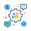 communication-management---modern-style-icon